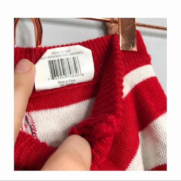 Pet Holiday Collection Sequin Nose Dog Sweater - Picture 9 of 10